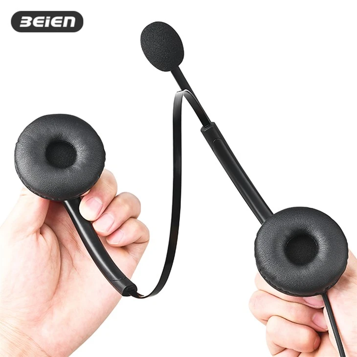 Wired Dual Over-Ear Headphone With USB